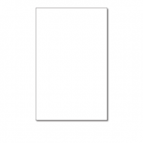 7" X 11" Envirostake Thin Plastic Sign Cards 25/Pack  